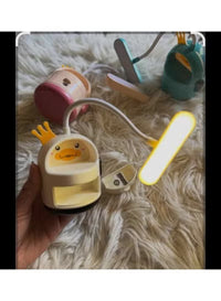 اباجوره مكتب 3 مستويات اضاءة مختلفه+ برايه + شاحن